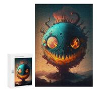 300 PCS Rompecabezas para Adolescentes Fiery Monster Sphere Rompecabezas para Adultos Juegos Relajantes Mejora La Memoria Interacción Entre Padres E Hijos 300 PCS