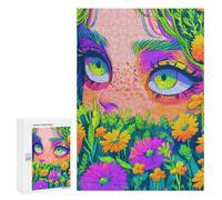 300 PCS Rompecabezas para Adolescentes Floral Fusion Vibrant Artwork Rompecabezas para Adultos Juego Familiar Análisis Y Lógica Regalos para Reducir El Estrés 300 PCS