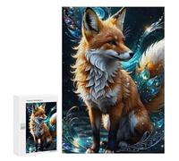 300 PCS Rompecabezas para Adolescentes Fox Animal Rompecabezas para Adolescentes para Aliviar El Estrés. Cada Pieza Es Única Toda La Familia.