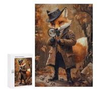 300 PCS Rompecabezas para Adolescentes Fox Detective Rompecabezas para Adultos Juguetes Antiestrés Desafío Difícil Cumpleaños
