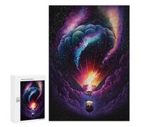 300 PCS Rompecabezas para Adolescentes Galactic Hot Air Balloon Adventure -2 Rompecabezas para Adultos Rompecabezas Difícil Difícil Desafiante De Completar Juego Desafiante Juguetes 300 PCS