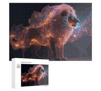 300 PCS Rompecabezas para Adolescentes Galactic Lion Majesty -8 Rompecabezas para Adultos Juegos Familiares Regalo De Cumpleaños Diversión En Casa Actividades, 300 PCS