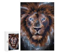 300 PCS Rompecabezas para Adolescentes Galaxy Lion Animal Space Rompecabezas para Adultos Juegos Relajantes Mejora La Memoria Interacción Entre Padres E Hijos 300 PCS