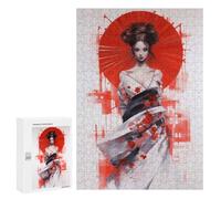 300 PCS Rompecabezas para Adolescentes Geisha of The Rising Sun Rompecabezas para Adultos Juguetes Antiestrés Desafío Difícil Cumpleaños