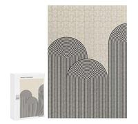 300 PCS Rompecabezas para Adolescentes Geometric Lines IV Rompecabezas para Adultos Juguetes Antiestrés Decoración De Pared Diversión Actividades En Casa, 300 PCS