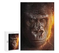 300 PCS Rompecabezas para Adolescentes Gorilla Scar Juegos Familiares De Rompecabezas para Adultos Que Mejoran La Memoria Ayudan A Ejercitar El Cerebro 300 PCS