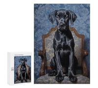 300 PCS Rompecabezas para Adolescentes Great Dane Puppy Rompecabezas para Adultos Juegos Familiares Mejora La Memoria Regalos para Amigos Y Familiares 300 PCS