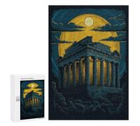 300 PCS Rompecabezas para Adolescentes Greece Athens Travel Art Rompecabezas para Adultos Juegos Relajantes Mejora La Memoria Interacción Entre Padres E Hijos 300 PCS