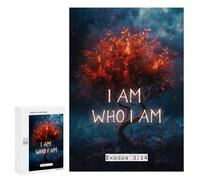 300 PCS Rompecabezas para Adolescentes I Am Who I Am Rompecabezas para Adultos Juegos Familiares Mejora La Memoria Regalos para Amigos Y Familiares 300 PCS