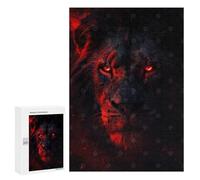 300 PCS Rompecabezas para Adolescentes Inferno Eyes of The Lion Rompecabezas para Adultos Juegos Relajantes Que Mejoran La Memoria Actividades Divertidas En Casa 300 PCS