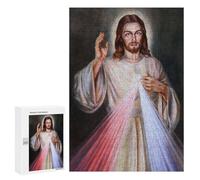 300 PCS Rompecabezas para Adolescentes Jesus Christ Poster Rompecabezas para Adultos Juegos Familiares Desafío Difícil Ayuda A Ejercitar El Cerebro 300 PCS