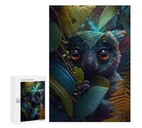 300 PCS Rompecabezas para Adolescentes Jungle Whimsy A Colorful Creature Rompecabezas para Adultos Juegos Familiares Mejora La Memoria Regalos para Amigos Y Familiares 300 PCS