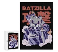 300 PCS Rompecabezas para Adolescentes Kaiju Ratzilla Monster Juegos Familiares De Rompecabezas para Adultos Que Mejoran La Memoria Ayudan A Ejercitar El Cerebro 300 PCS