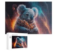 300 PCS Rompecabezas para Adolescentes Koala in Cosmic Embrace Rompecabezas para Adultos Juegos Familiares Regalo De Cumpleaños Diversión En Casa Actividades, 300 PCS