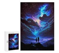 300 PCS Rompecabezas para Adolescentes Love In The Storm Rompecabezas para Adultos Juegos Relajantes Mejora La Memoria Interacción Entre Padres E Hijos 300 PCS