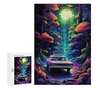 300 PCS Rompecabezas para Adolescentes Magical Forest Drive -5 Rompecabezas para Adultos Rompecabezas Difícil Difícil Desafiante De Completar Juego Desafiante Juguetes 300 PCS