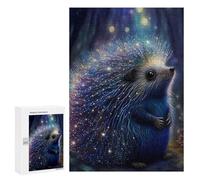 300 PCS Rompecabezas para Adolescentes Magical Hedgehog Forest Rompecabezas para Adultos Juegos Familiares Regalo De Cumpleaños Diversión En Casa Actividades, 300 PCS