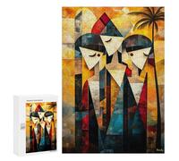 300 PCS Rompecabezas para Adolescentes Modern Cubist Vision of The Three Graces Rompecabezas para Adultos Juegos De Relajación Decoración De Pared Ayuda A Ejercitar El Cerebro 300 PCS