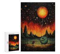 300 PCS Rompecabezas para Adolescentes Monster Balloon Rompecabezas Juegos Relajantes Desafío Difícil Desafiante De Completar 300 PCS