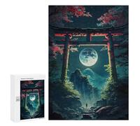 300 PCS Rompecabezas para Adolescentes Moonlight Blue Light Rompecabezas para Adultos Juegos Relajantes Mejora La Memoria Interacción Entre Padres E Hijos 300 PCS