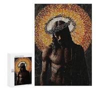 300 PCS Rompecabezas para Adolescentes Mosaic Jesus Rompecabezas para Adultos Juguetes Antiestrés Desafío Difícil Cumpleaños