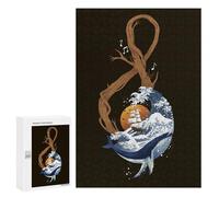 300 PCS Rompecabezas para Adolescentes Ocean Symphony Treble Clef Brown Rompecabezas para Adultos Regalos De Cumpleaños Juego Familiar Apto para Personas De 14 Años En Adelante 300 PCS