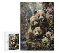 300 PCS Rompecabezas para Adolescentes Panda Paradise Juegos Familiares De Rompecabezas para Adultos Que Mejoran La Memoria Ayudan A Ejercitar El Cerebro 300 PCS