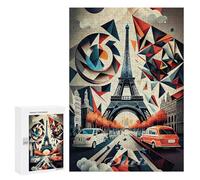 300 PCS Rompecabezas para Adolescentes Paris Eiffel Tower 1 Juegos Familiares De Rompecabezas para Adultos Que Mejoran La Memoria Ayudan A Ejercitar El Cerebro 300 PCS