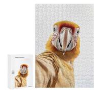 300 PCS Rompecabezas para Adolescentes Parrot Golden Macaw Selfie Juegos Familiares De Rompecabezas para Adultos Que Mejoran La Memoria Ayudan A Ejercitar El Cerebro 300 PCS