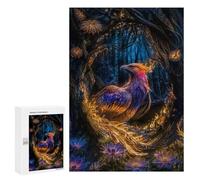 300 PCS Rompecabezas para Adolescentes Phoenix in Forest Rompecabezas para Adultos Juegos Relajantes Que Mejoran La Memoria Actividades Divertidas En Casa 300 PCS