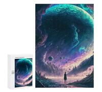 300 PCS Rompecabezas para Adolescentes Planetary Reflections Rompecabezas para Adultos Juego Familiar Análisis Y Lógica Regalos para Reducir El Estrés 300 PCS