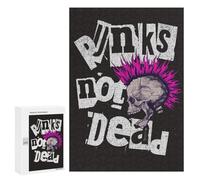 300 PCS Rompecabezas para Adolescentes Punks Not Dead Rompecabezas para Adultos Juegos Divertidos Regalo De Cumpleaños Cumpleaños Y Navidad 300 PCS