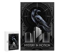 300 PCS Rompecabezas para Adolescentes Raven Cityscape Art Deco Rompecabezas para Adultos Juegos Divertidos Regalo De Cumpleaños Cumpleaños Y Navidad 300 PCS