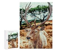 300 PCS Rompecabezas para Adolescentes Reindeer Rompecabezas para Adolescentes Desafío Difícil Desafío Educativo Diversión Familiar Y Noche De Juegos 300 PCS