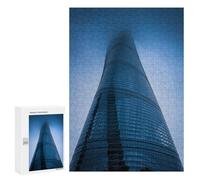 300 PCS Rompecabezas para Adolescentes Shanghai Tower Juegos Familiares De Rompecabezas para Adultos Que Mejoran La Memoria Ayudan A Ejercitar El Cerebro 300 PCS