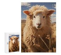 300 PCS Rompecabezas para Adolescentes Sheep Cute Animal Nature Rompecabezas para Adultos Juegos Familiares Mejora La Memoria Regalos para Amigos Y Familiares 300 PCS