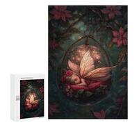 300 PCS Rompecabezas para Adolescentes Sleeping Fairy in A Magical Glass Orb Rompecabezas para Adultos Juegos Familiares Mejora La Memoria Regalos para Amigos Y Familiares 300 PCS