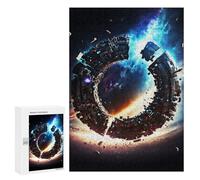 300 PCS Rompecabezas para Adolescentes Space Portal Quantum Juegos Familiares De Rompecabezas para Adultos Que Mejoran La Memoria Ayudan A Ejercitar El Cerebro 300 PCS