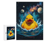 300 PCS Rompecabezas para Adolescentes Space Rubber Duck Rompecabezas para Adultos Juguetes Antiestrés Desafío Difícil Cumpleaños