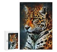 300 PCS Rompecabezas para Adolescentes Splatter Tiger Rompecabezas para Adolescentes Actividades Familiares para Cumpleaños, Navidad 300 PCS