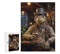 300 PCS Rompecabezas para Adolescentes Steampunk Craft Beer Dino Rompecabezas para Adultos Juegos Familiares Mejora La Memoria Regalos para Amigos Y Familiares 300 PCS