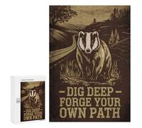 300 PCS Rompecabezas para Adolescentes The Badgers Way Rompecabezas para Adultos Juegos Relajantes Que Mejoran La Memoria Actividades Divertidas En Casa 300 PCS