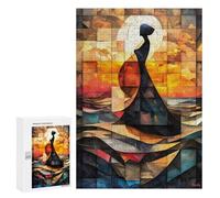 300 PCS Rompecabezas para Adolescentes The Birth of Venus Stained Glass Mosaic Artwork Rompecabezas Juegos Relajantes Pero Divertidos Y Humorísticos Cumpleaños Y Navidad 300 PCS