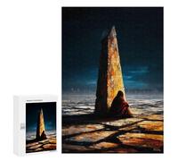 300 PCS Rompecabezas para Adolescentes The Last Pillar of Light - The One Who Stayed Behind Rompecabezas para Adultos Juegos Divertidos Regalo De Cumpleaños Cumpleaños Y Navidad 300