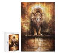 300 PCS Rompecabezas para Adolescentes The Lion and The Lamb Rompecabezas Juegos Relajantes Pero Divertidos Y Humorísticos Cumpleaños Y Navidad 300 PCS