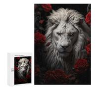 300 PCS Rompecabezas para Adolescentes The White Lion Rompecabezas para Adultos Juego Práctico Difícil Interacción Entre Padres E Hijos 300 PCS
