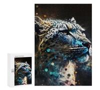 300 PCS Rompecabezas para Adolescentes Tiger Light Effect Paint Juegos Familiares De Rompecabezas para Adultos Que Mejoran La Memoria Ayudan A Ejercitar El Cerebro 300 PCS