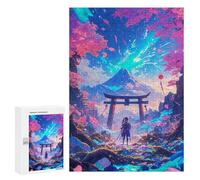 300 PCS Rompecabezas para Adolescentes Torii Gate Japan Juegos Familiares De Rompecabezas para Adultos Que Mejoran La Memoria Ayudan A Ejercitar El Cerebro 300 PCS