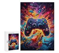 300 PCS Rompecabezas para Adolescentes Video Game Odyssey -7 Rompecabezas para Adultos Juego Práctico Desafío Difícil Cumpleaños Y Navidad 300 PCS