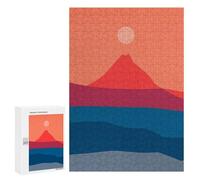 300 PCS Rompecabezas para Adolescentes Watercolor Landscape 3 Rompecabezas Juegos Relajantes Desafío Difícil Desafiante De Completar 300 PCS